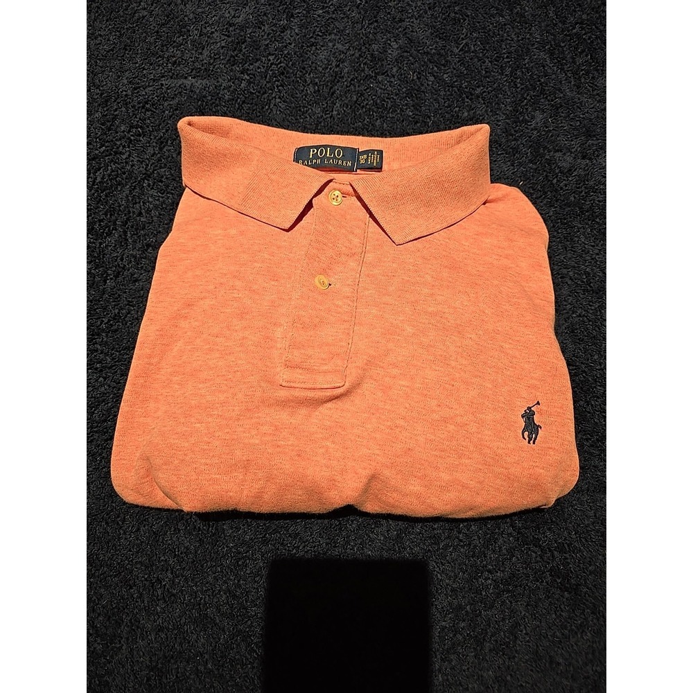 Polo Ralph Lauren Men's Polo‎ Short Sleeve Coral/Salmon Cotton Golf Shirt, 3XB